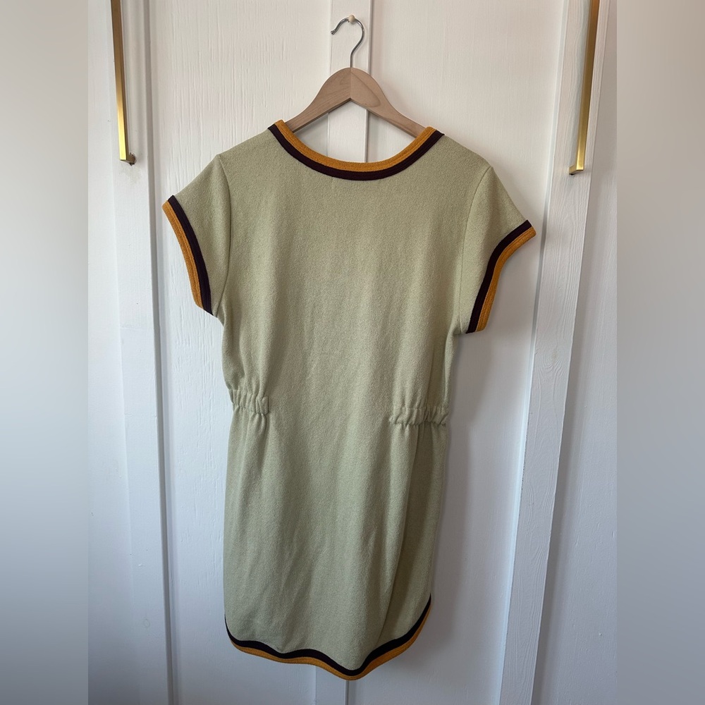 Free People Retro Vibes Mini Dress in Opal Silk, Size Large - Picture 10 of 13